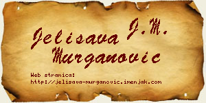 Jelisava Murganović vizit kartica